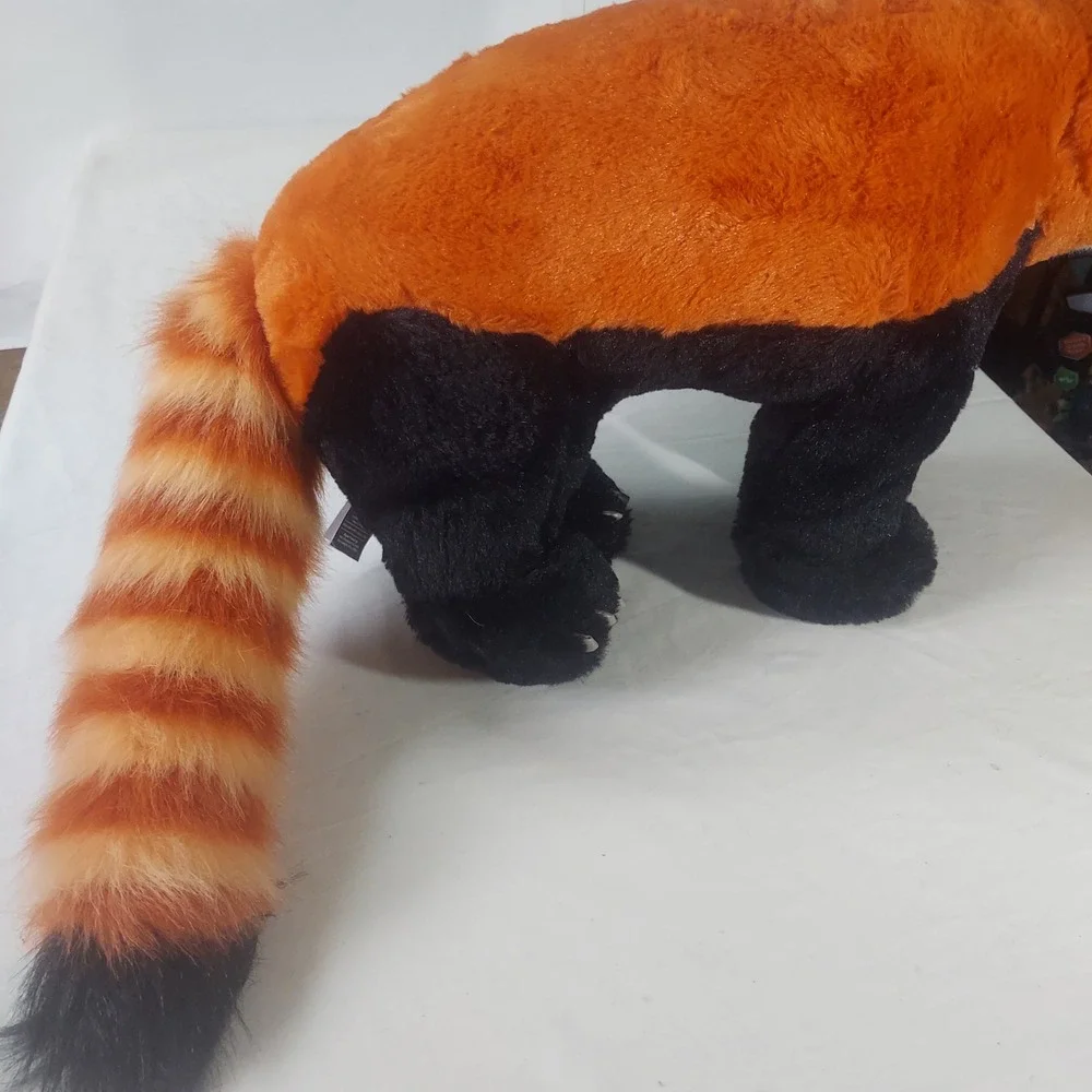 Melissa &‎ Doug Red Panda Lifelike Standing Plush Stuffed Animal Orange Black